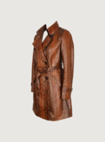 Cognac Luxury Coat 1