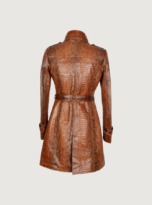 Cognac Luxury Coat 3